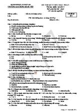 Đề thi kết thúc học phần học kì I Tin học lớp 12 - Mã đề 891 - Trường Cao Đẳng Bách Việt